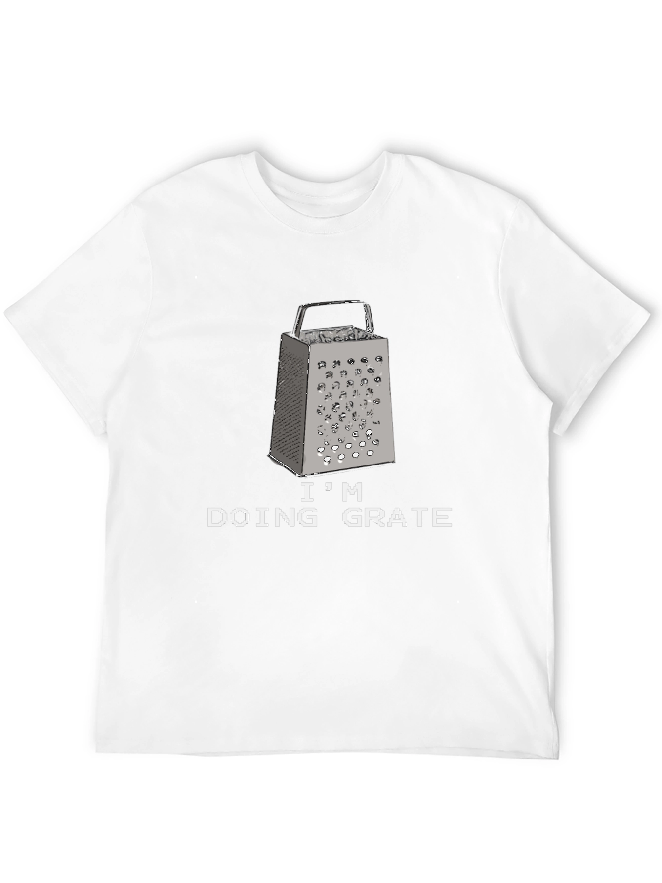 Im Doing Grate Funny Cheese Grater Black T-Shirt