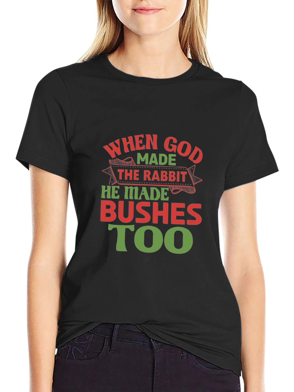 When God Made the Rabbit T-Shirt