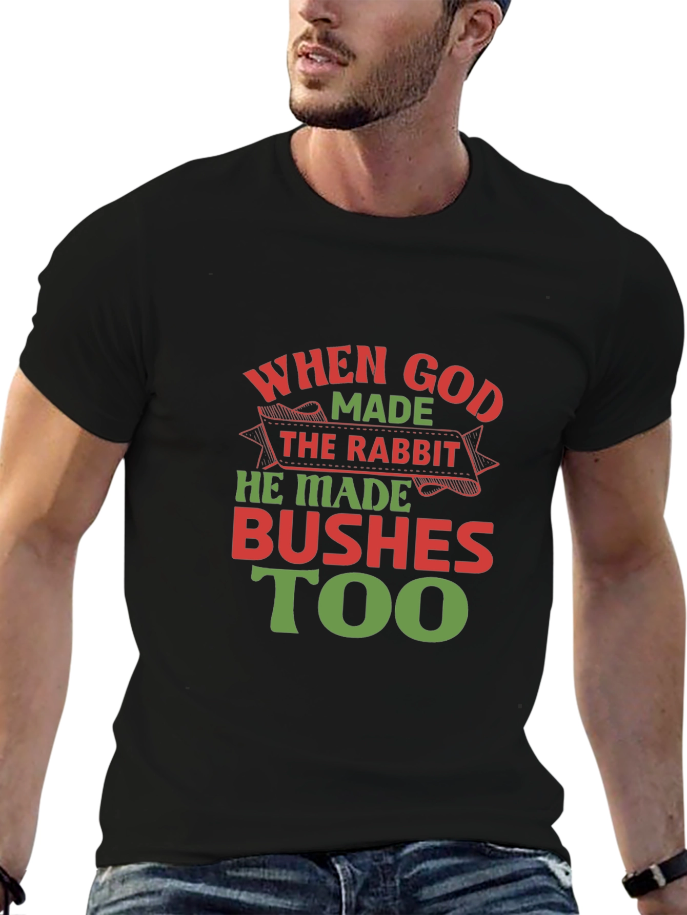 When God Made the Rabbit T-Shirt