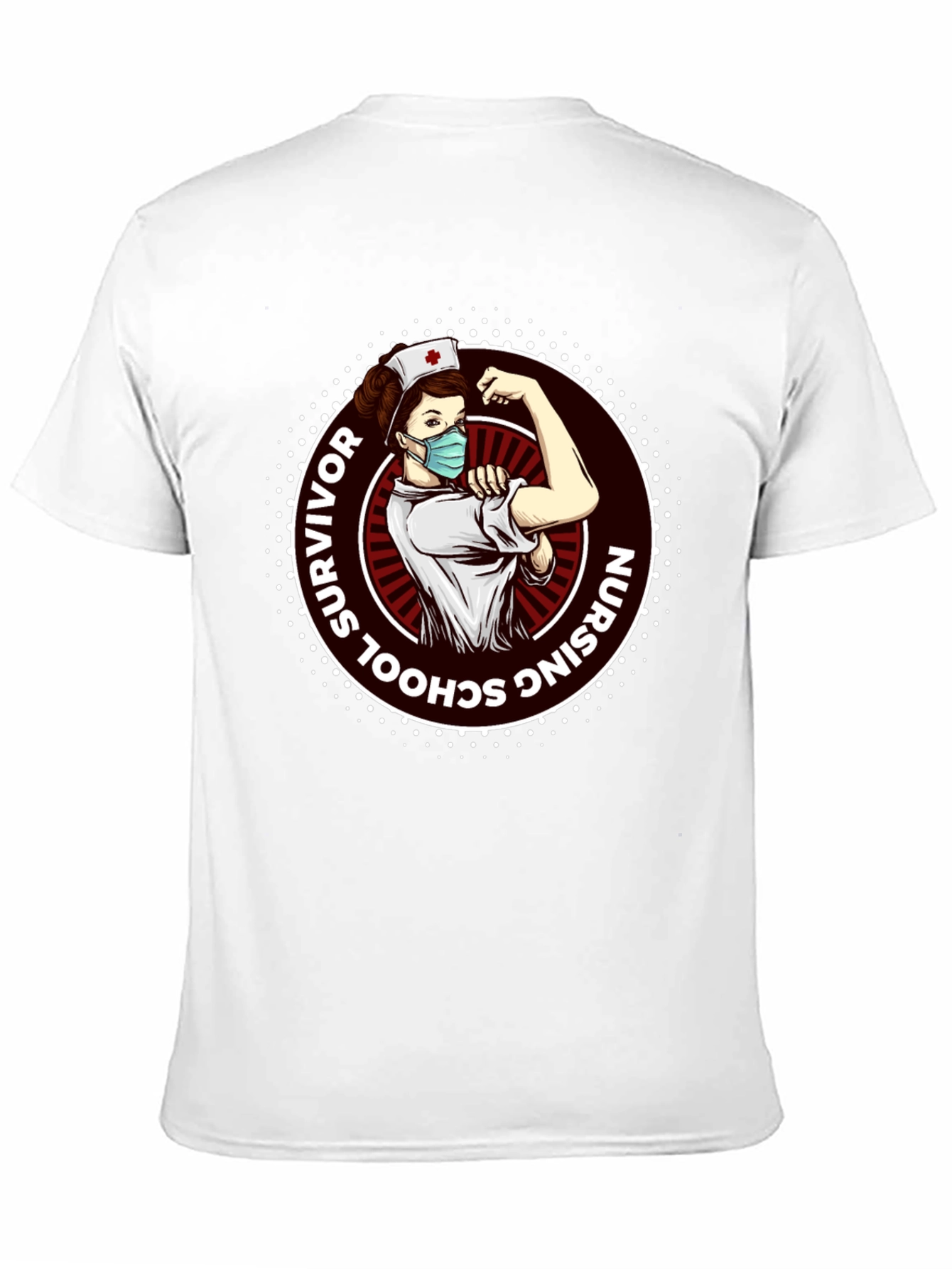 Nursing School Survivor Graphic T-Shirt