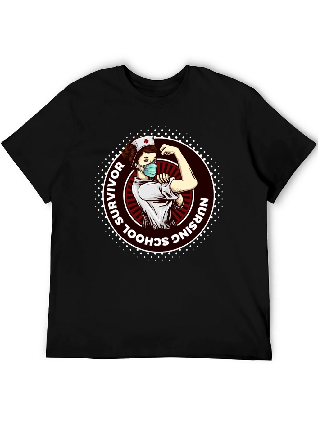 Nursing School Survivor Graphic T-Shirt