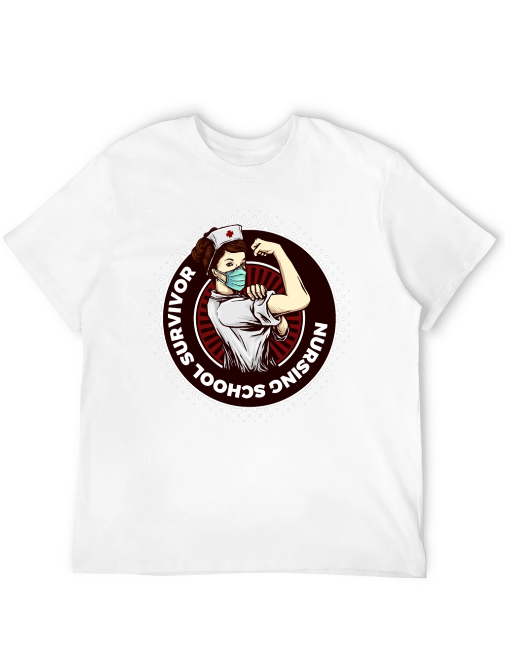 Nursing School Survivor Graphic T-Shirt