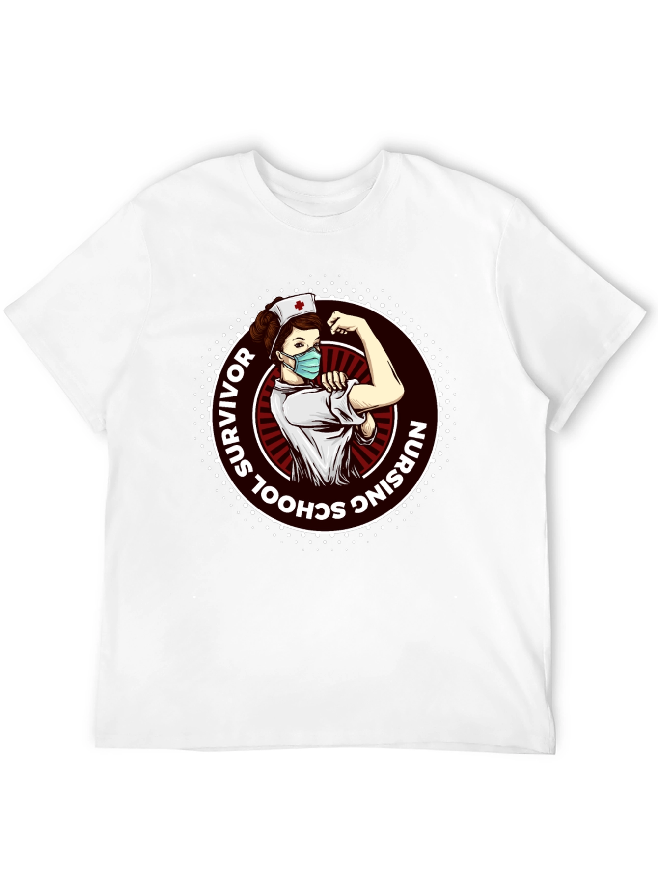 Nursing School Survivor Graphic T-Shirt