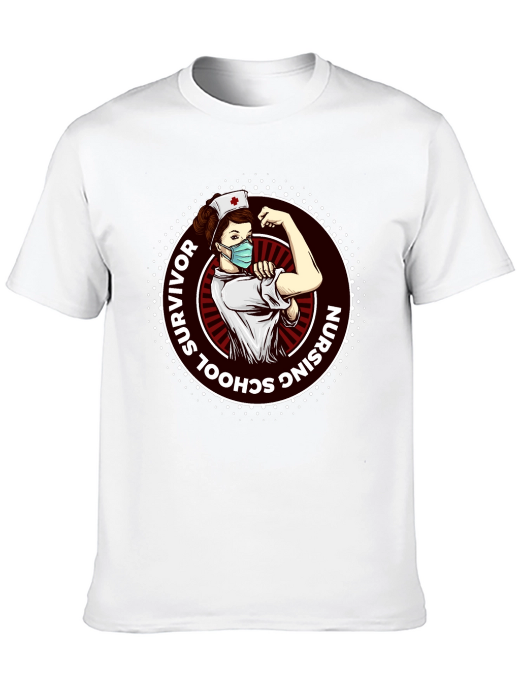 Nursing School Survivor Graphic T-Shirt
