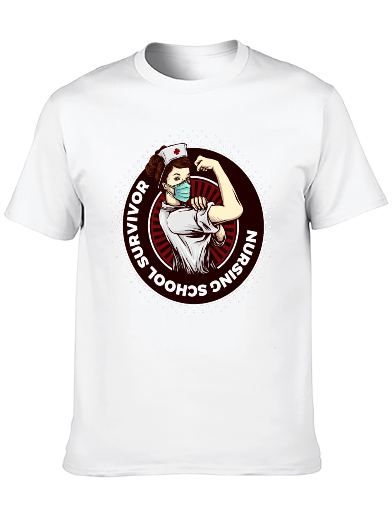 Nursing School Survivor Graphic T-Shirt