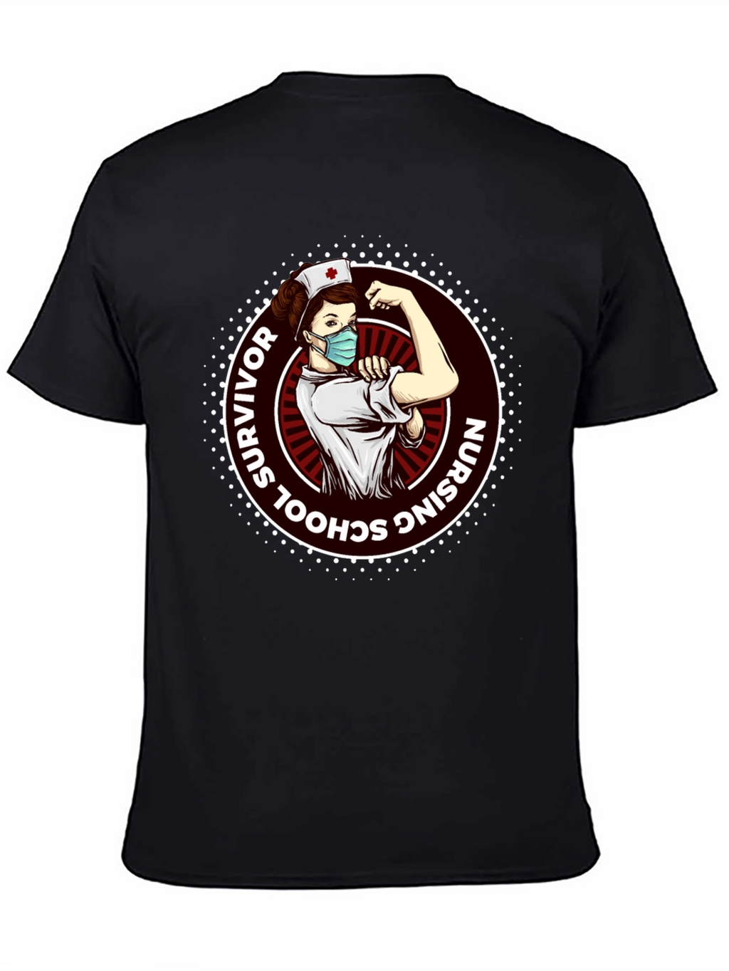 Nursing School Survivor Graphic T-Shirt