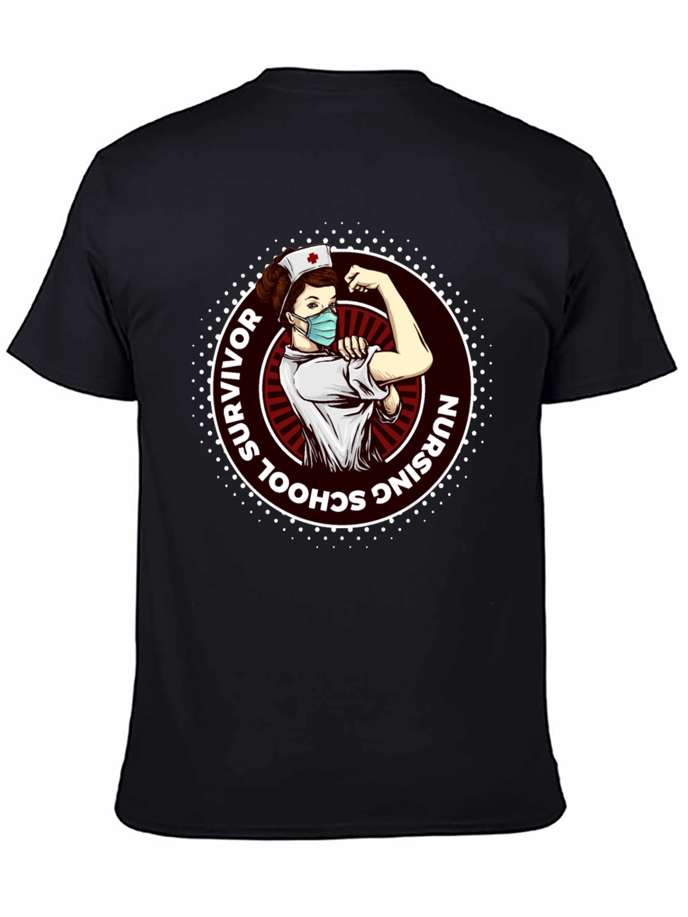 Nursing School Survivor Graphic T-Shirt