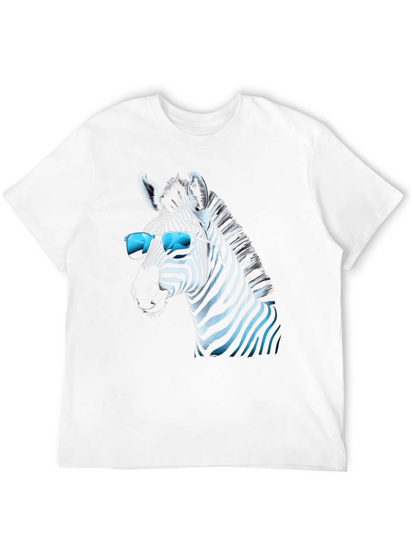 Cool Zebra Graphic T-Shirt