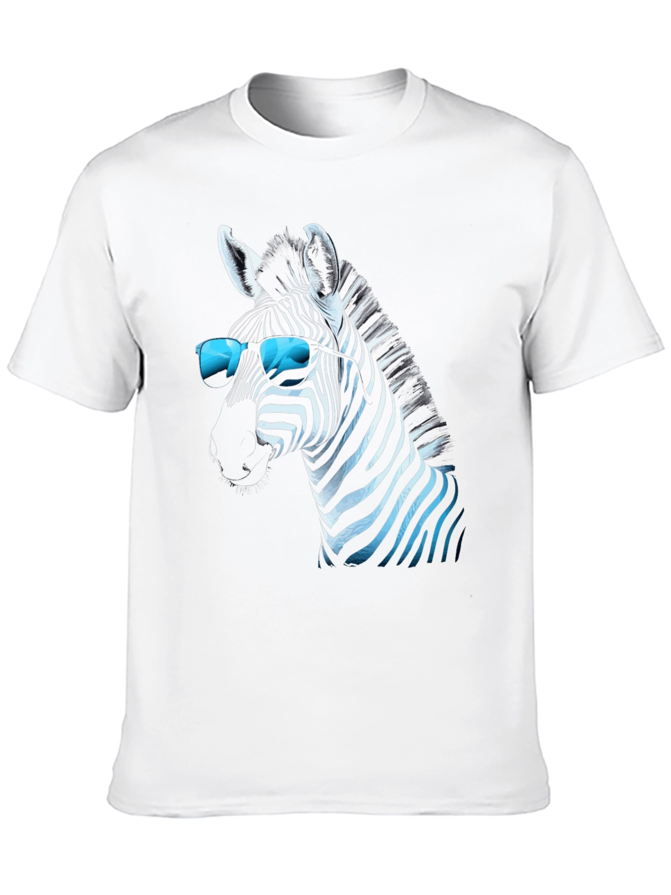 Cool Zebra Graphic T-Shirt