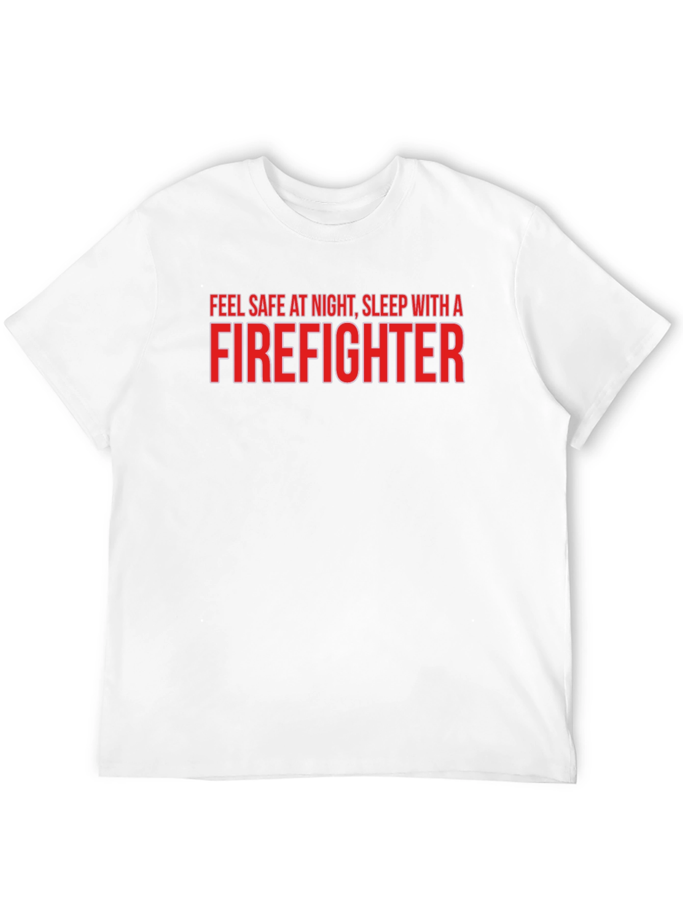 Firefighter Slogan Graphic Tee - Black