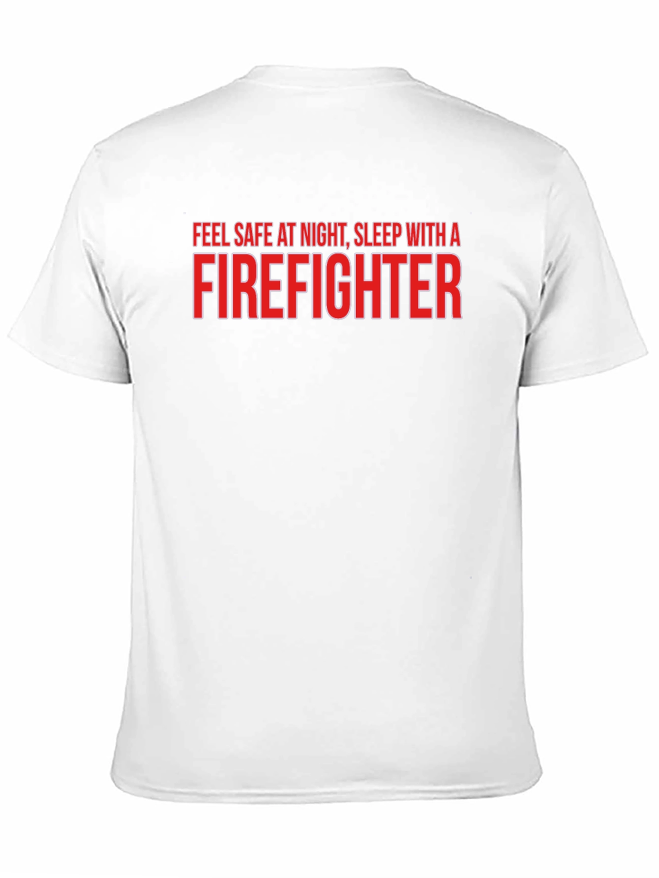 Firefighter Slogan Graphic Tee - Black