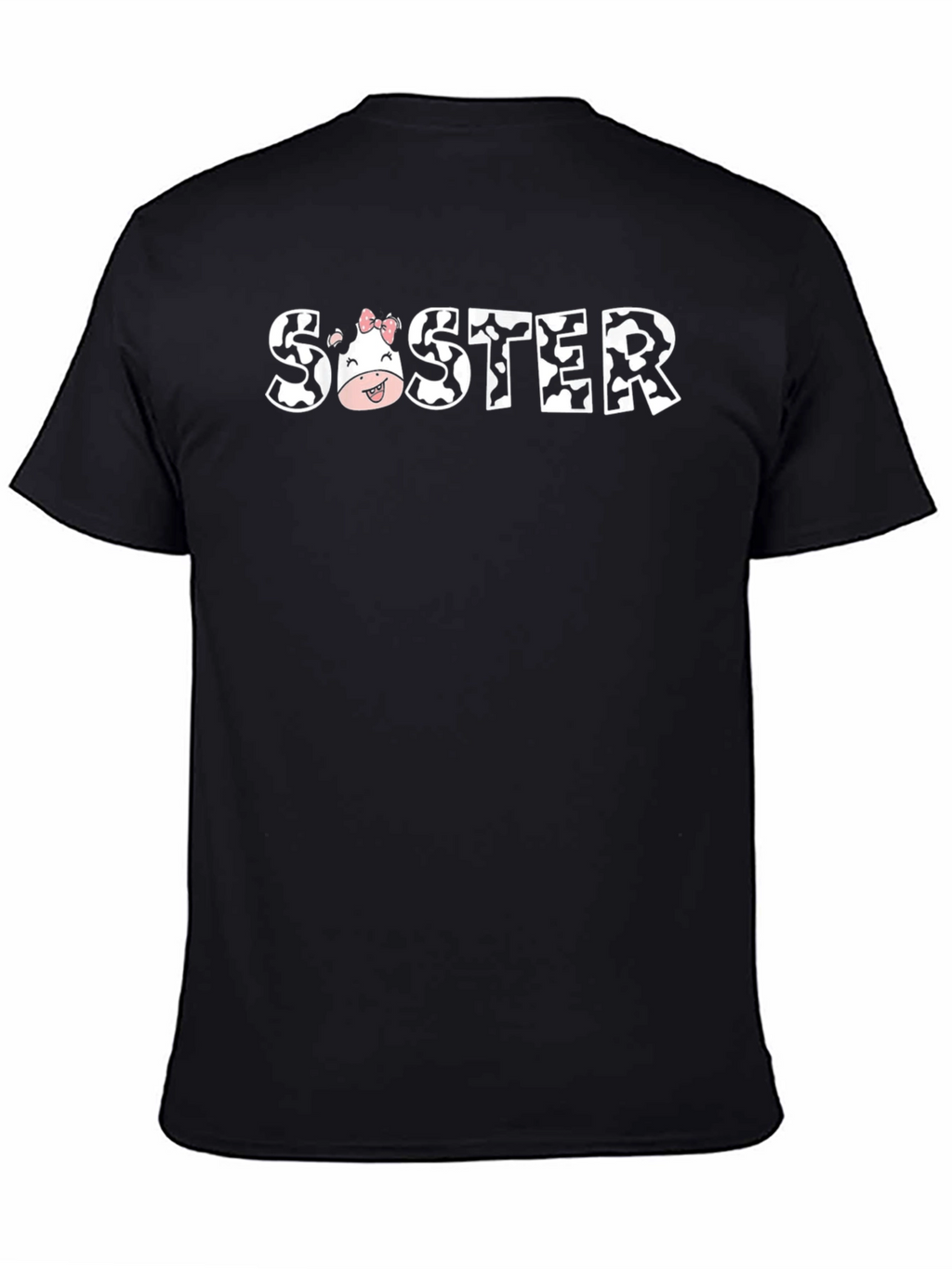 Cow Print Sister T-Shirt