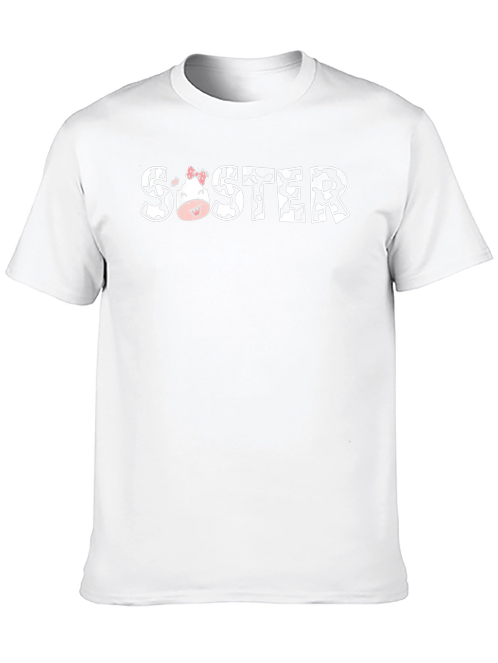 Cow Print Sister T-Shirt