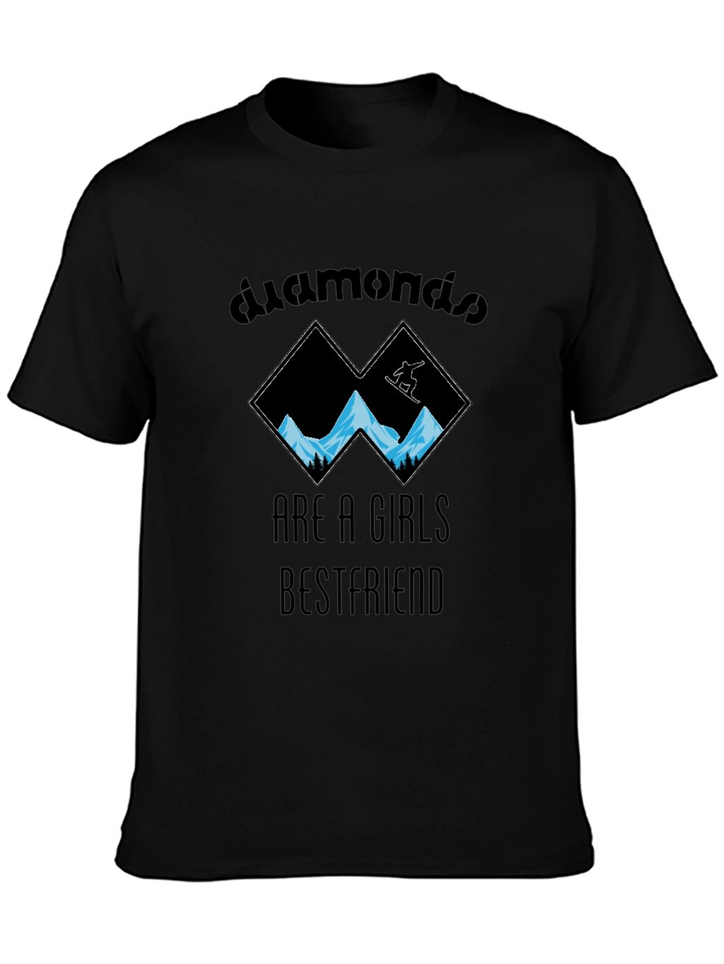 Diamonds Girl Bestfriend T-Shirt
