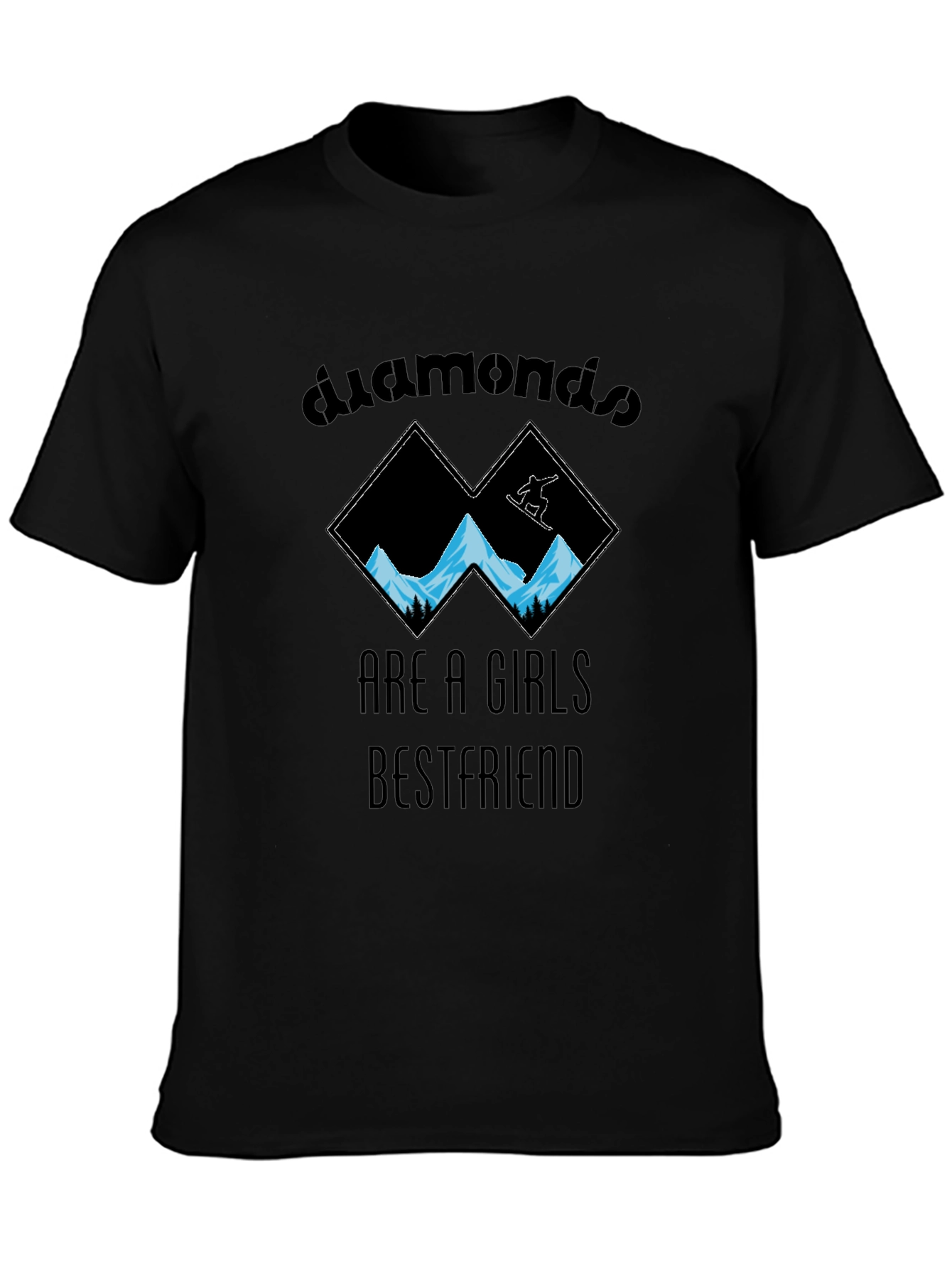 Diamonds Girl Bestfriend T-Shirt