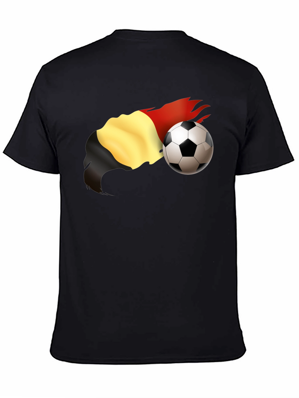 Belgium Soccer Fan T-Shirt - Black
