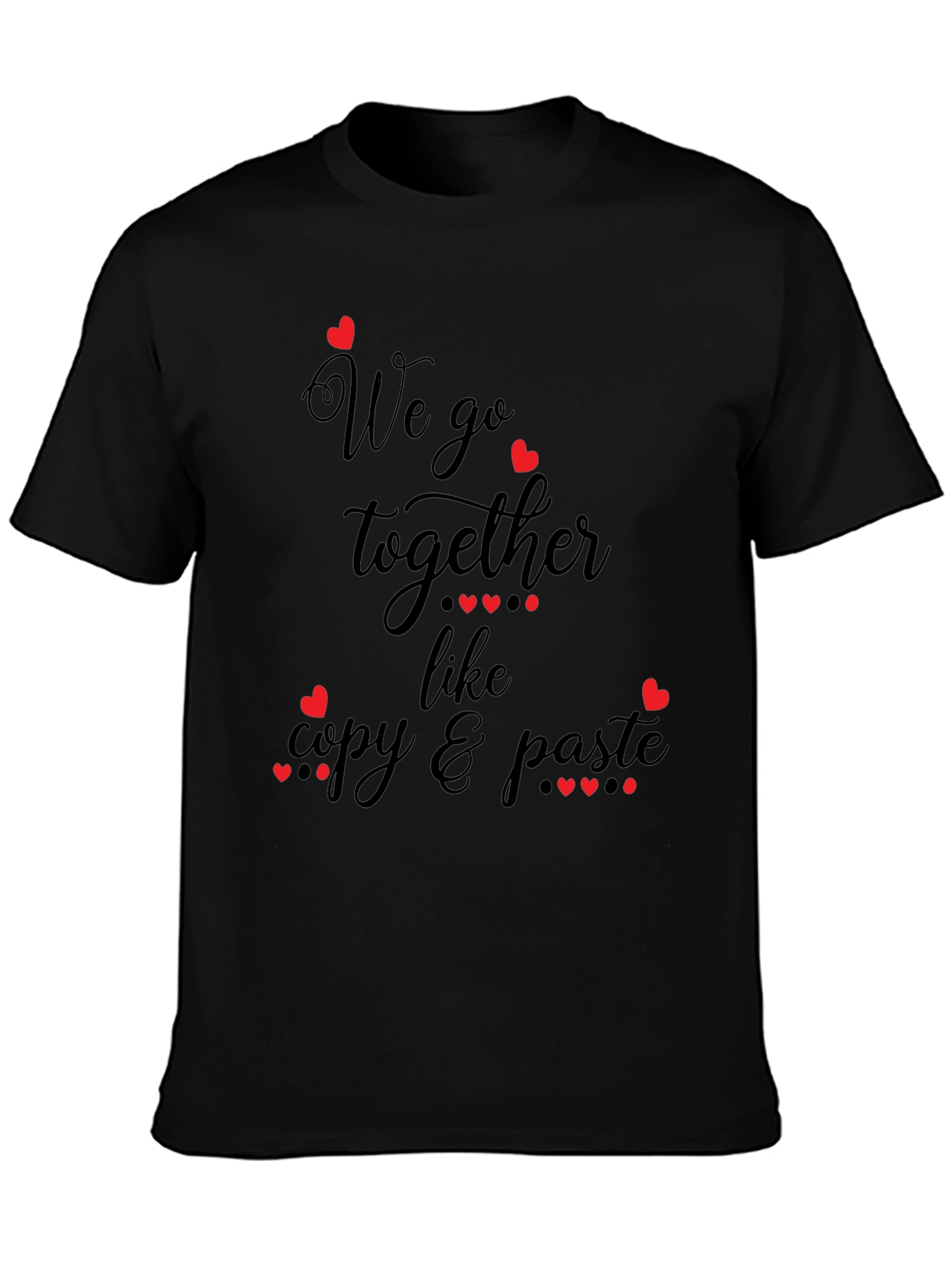 Matching Couple Copy & Paste T-Shirt