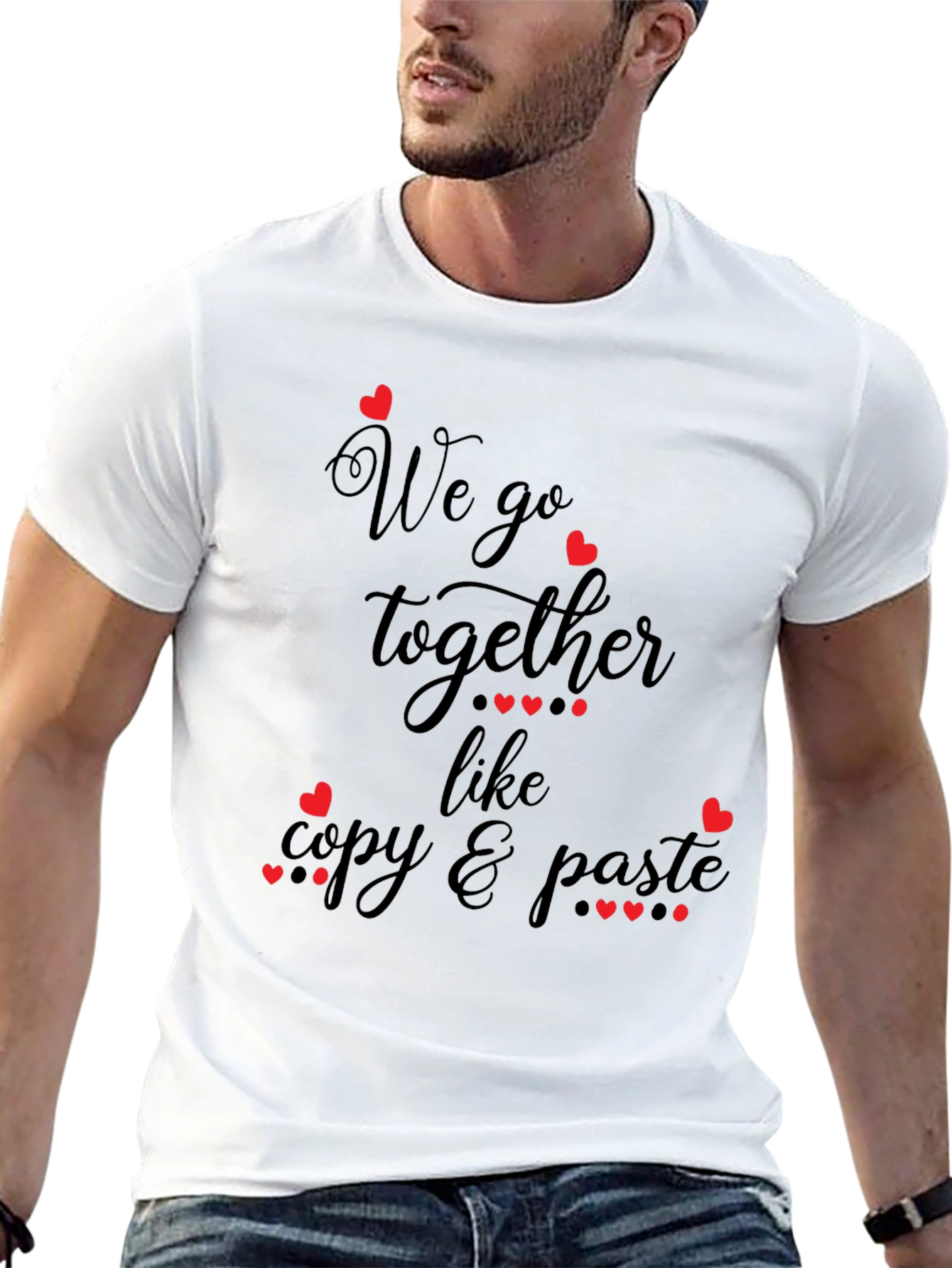 Matching Couple Copy & Paste T-Shirt