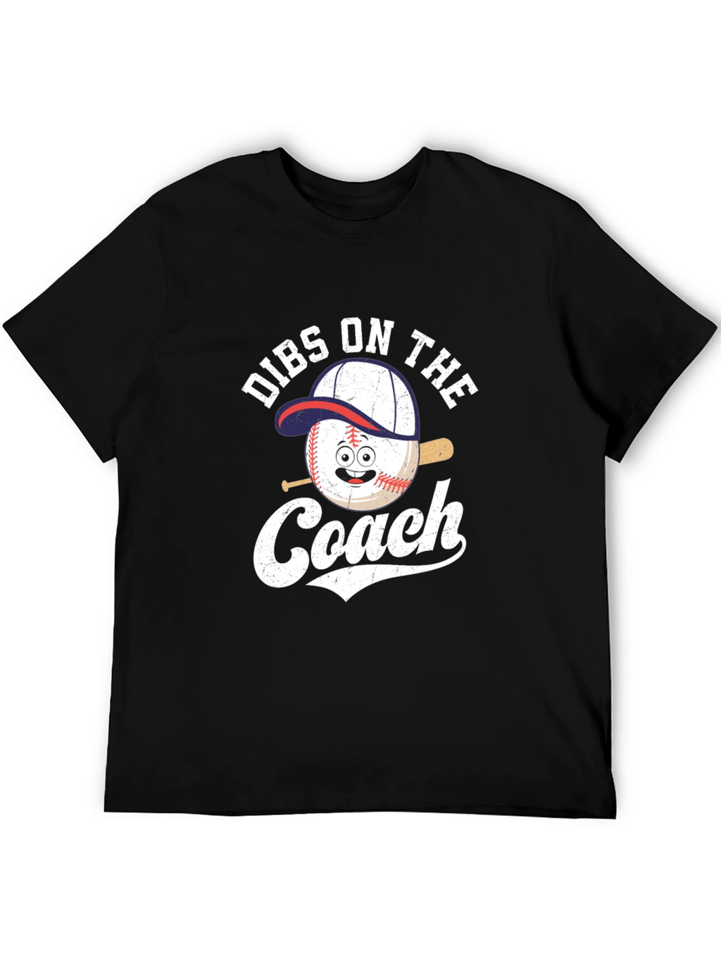 Dibs On The Coach Baseball T-Shirt