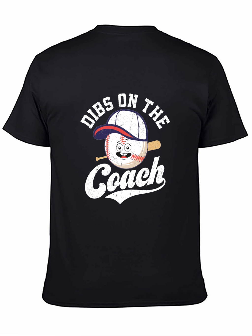 Dibs On The Coach Baseball T-Shirt