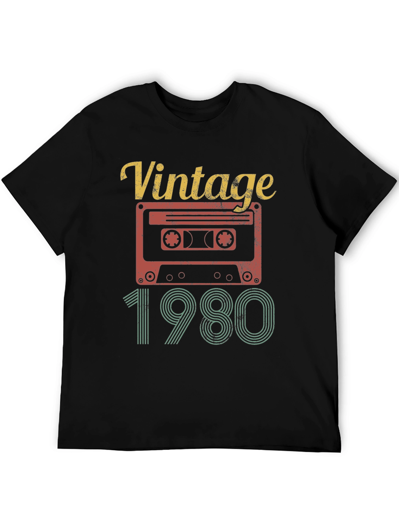 Vintage 1980 Cassette Tape Graphic Tee