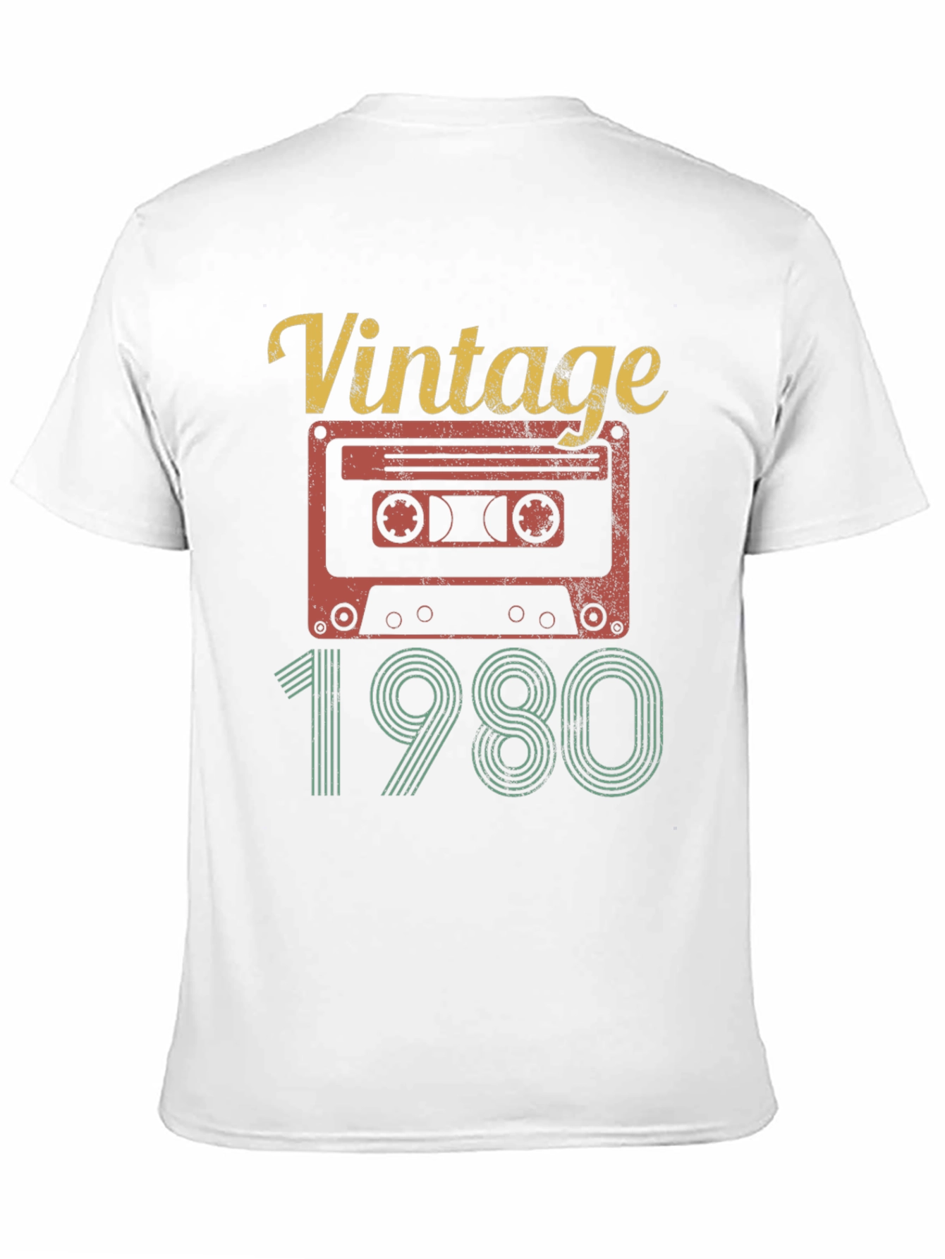 Vintage 1980 Cassette Tape Graphic Tee