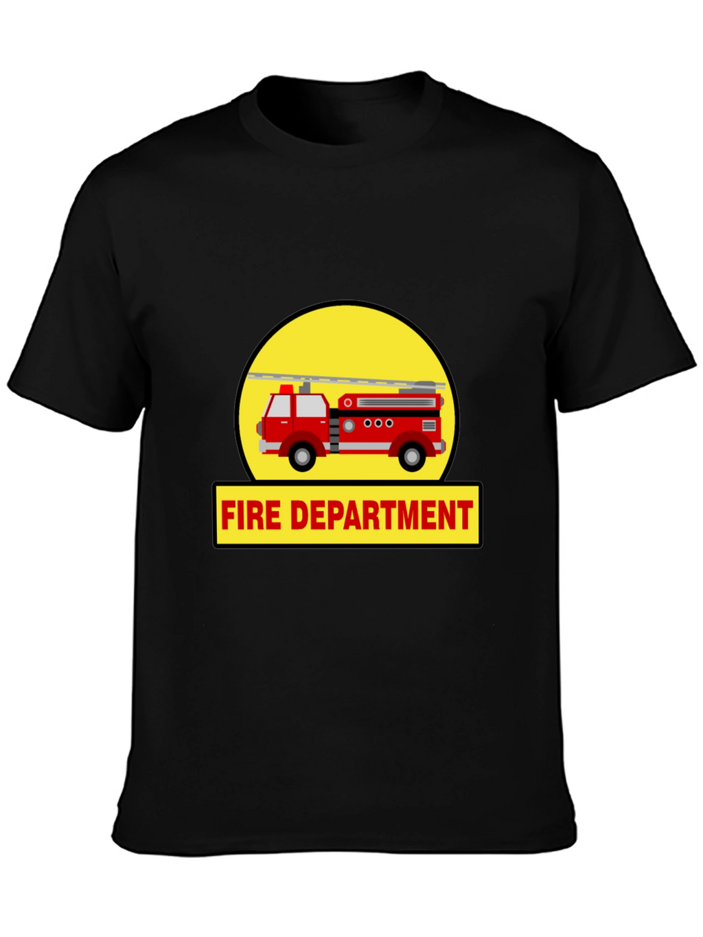 Fire Department Truck Graphic Tee