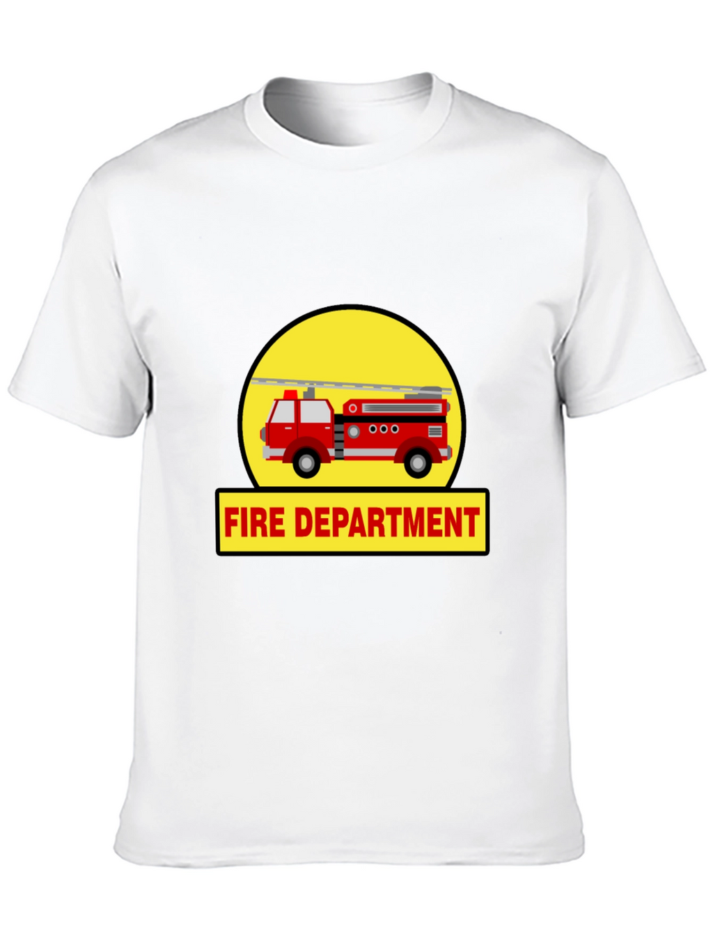 Fire Department Truck Graphic Tee