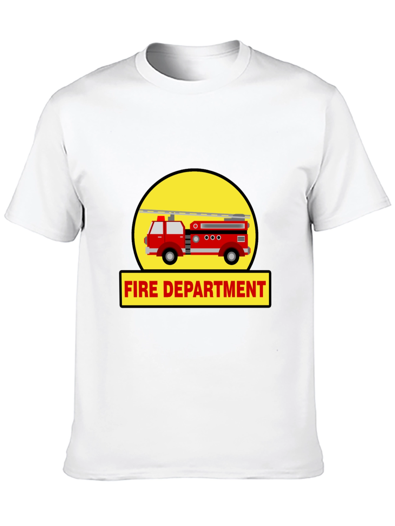Fire Department Truck Graphic Tee