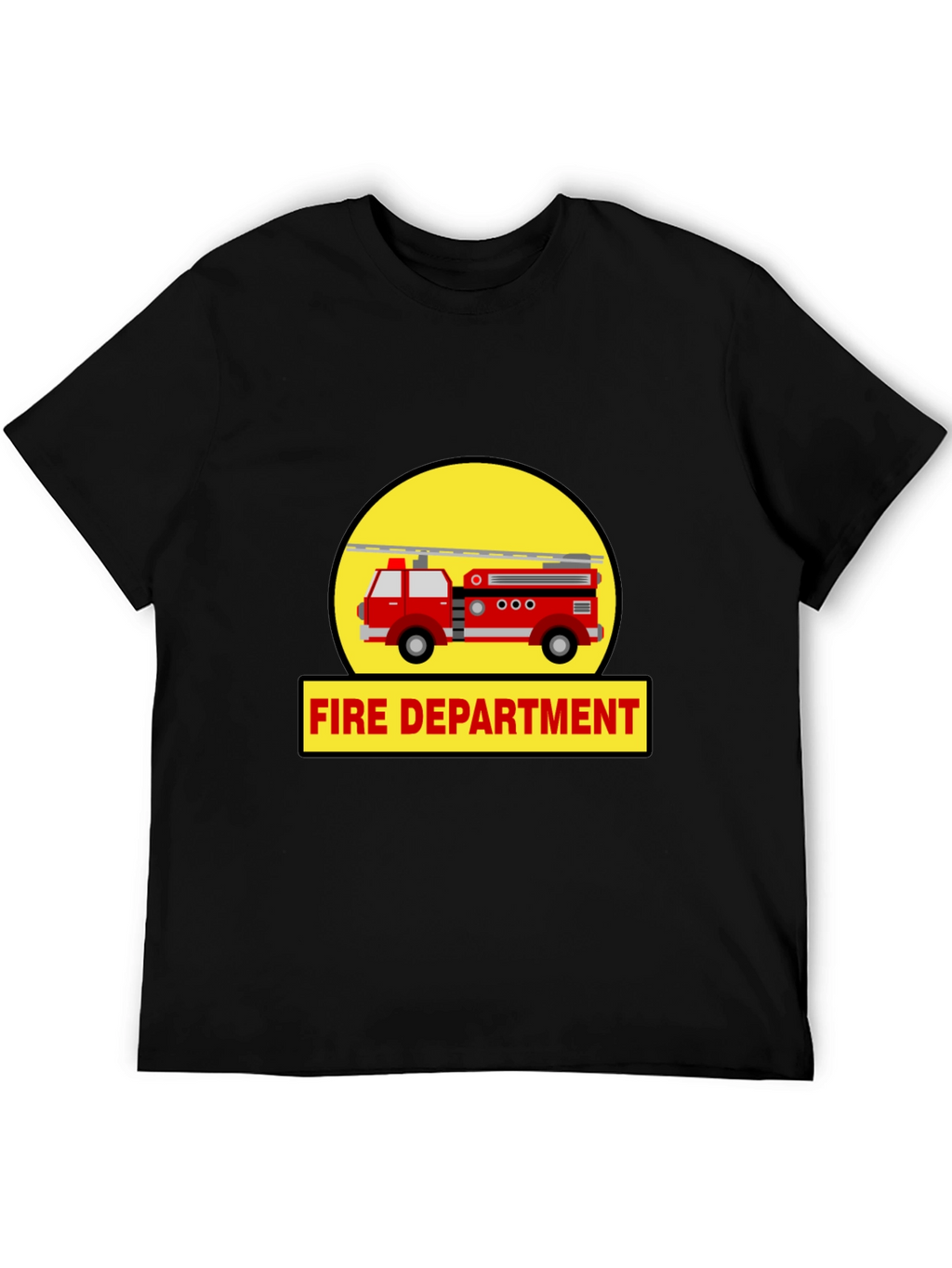 Fire Department Truck Graphic Tee