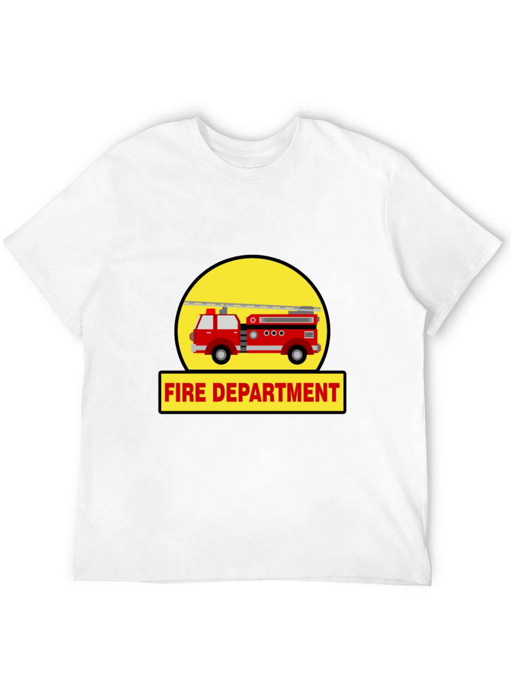 Fire Department Truck Graphic Tee