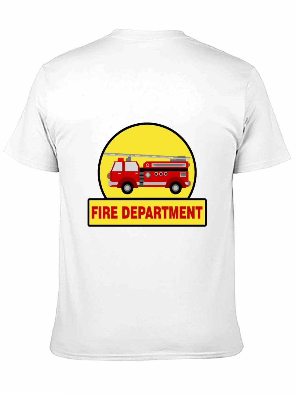 Fire Department Truck Graphic Tee