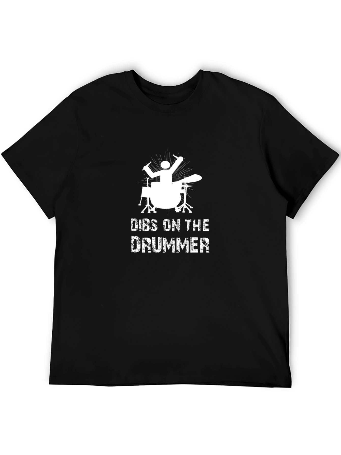 Dibs on the Drummer Graphic Tee - Music Lover T-Shirt