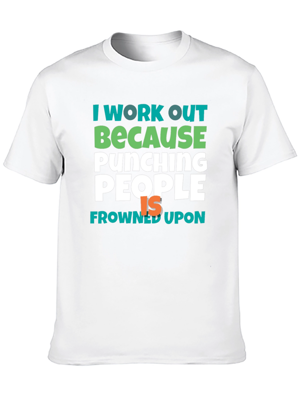 Workout Motivation Tee - Punching People
