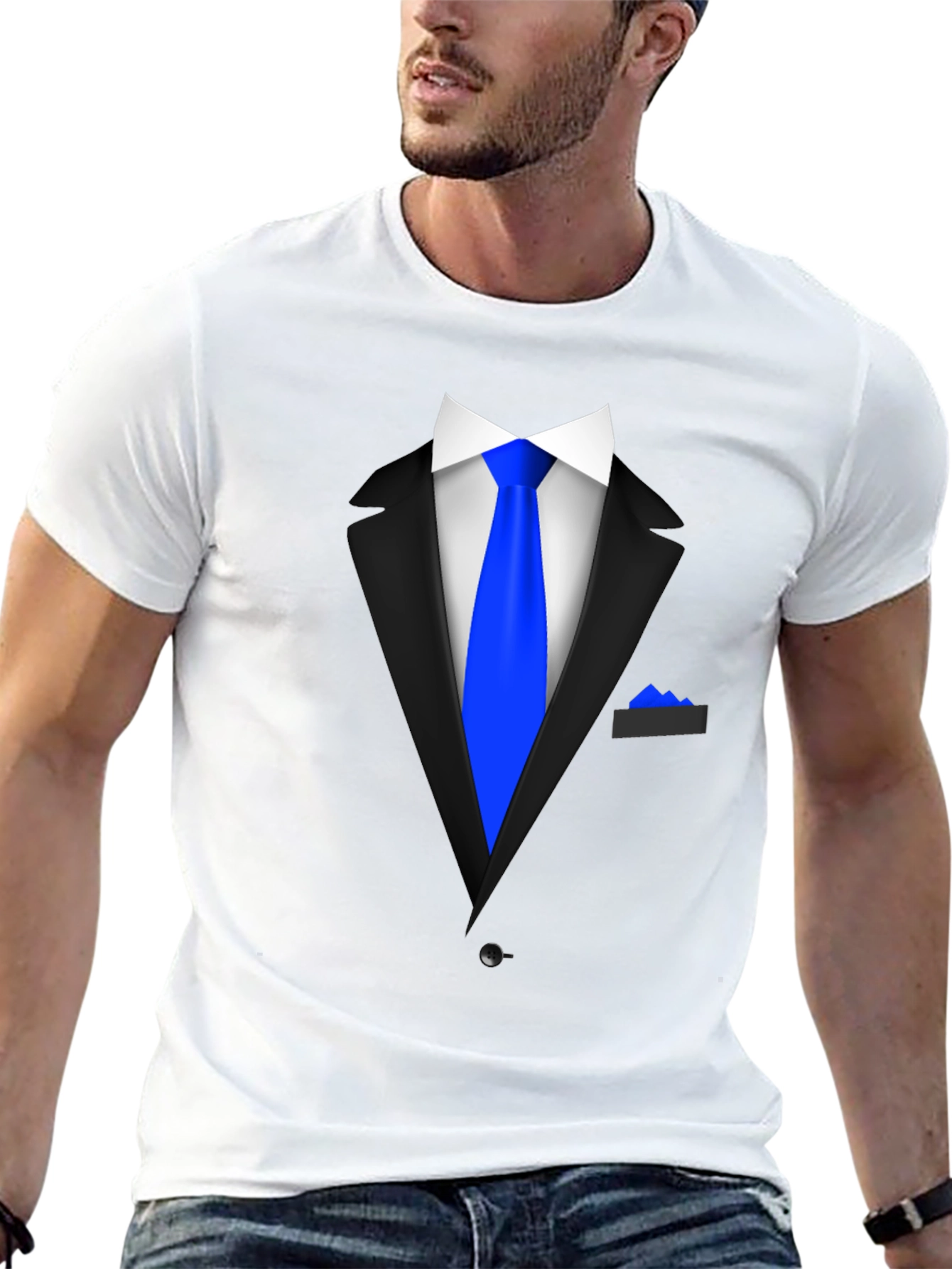 Suit & Tie Illusion T-Shirt - Formal Fun!