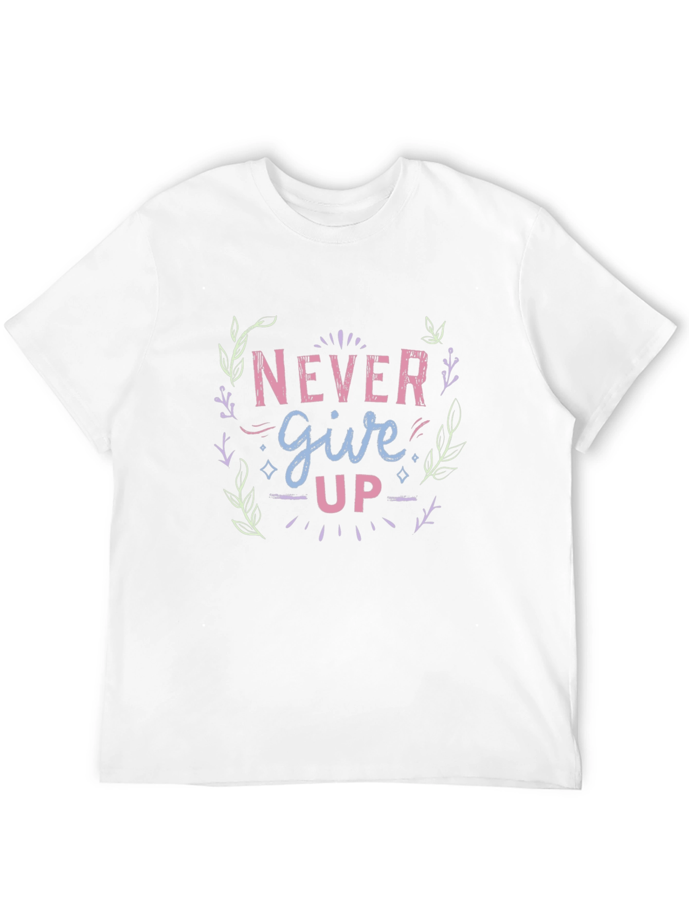 Never Give Up Graphic T-Shirt