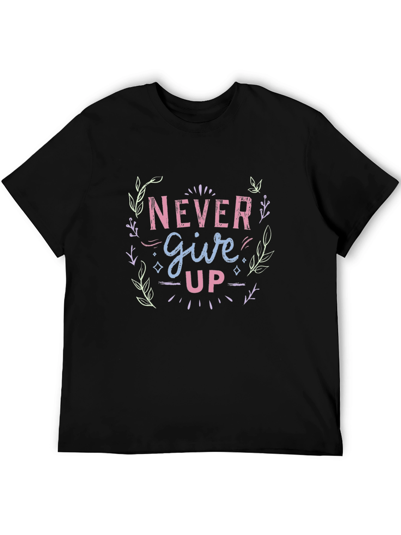 Never Give Up Graphic T-Shirt