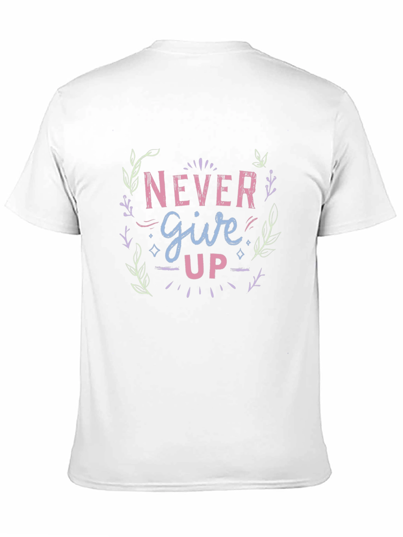 Never Give Up Graphic T-Shirt