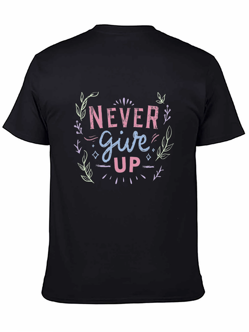 Never Give Up Graphic T-Shirt