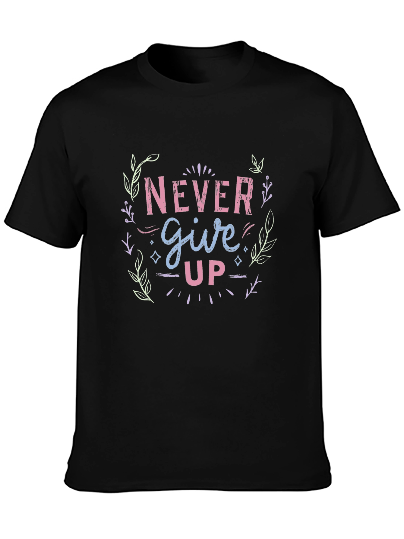 Never Give Up Graphic T-Shirt