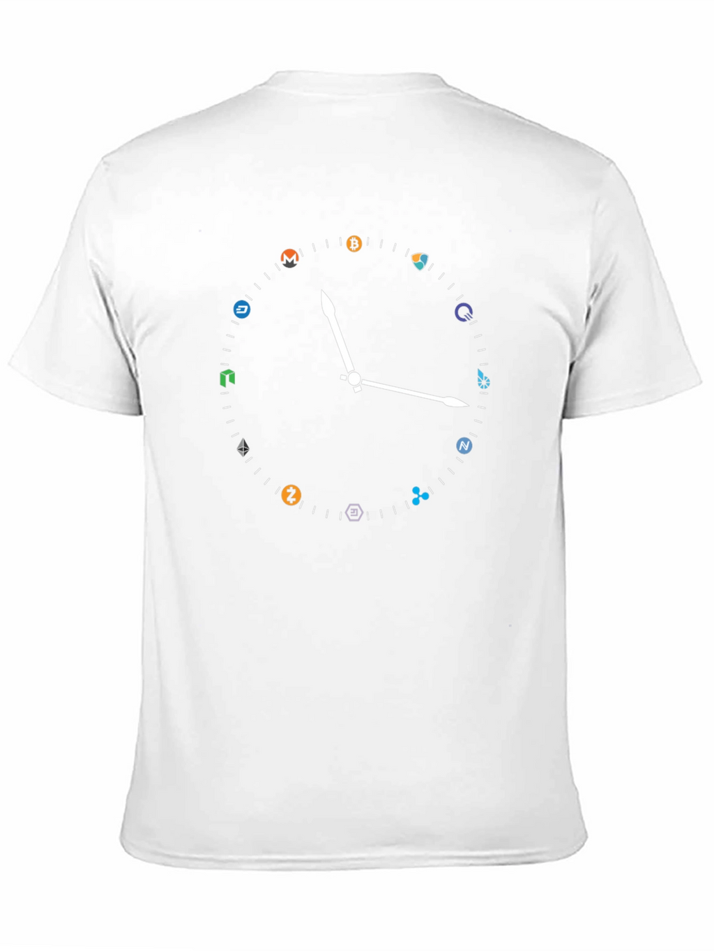 Crypto Clock T-Shirt - Bitcoin & Altcoins