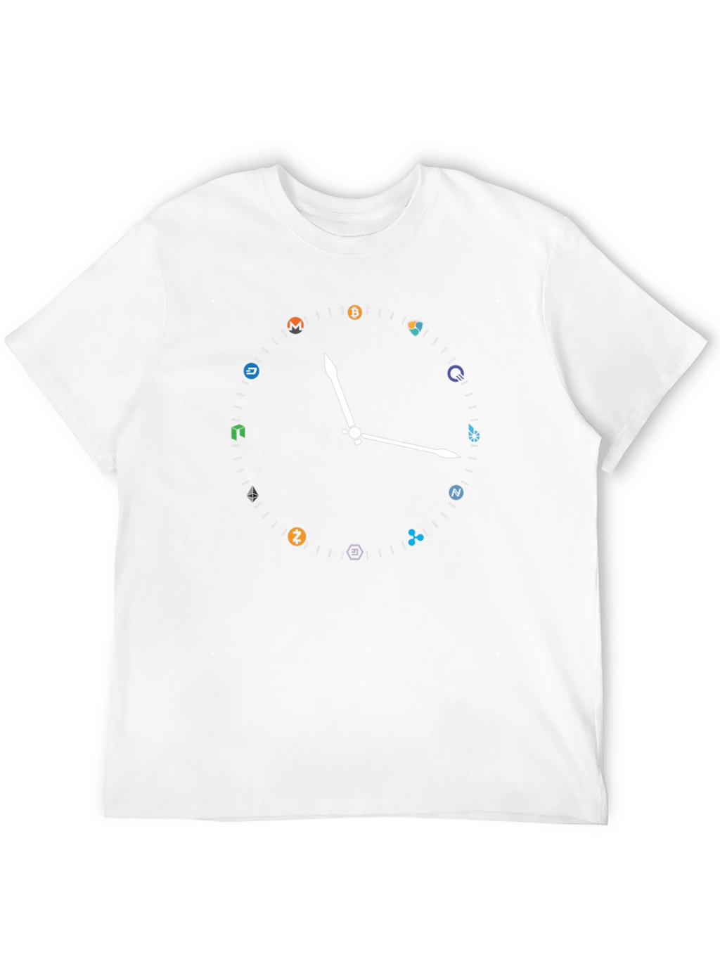 Crypto Clock T-Shirt - Bitcoin & Altcoins