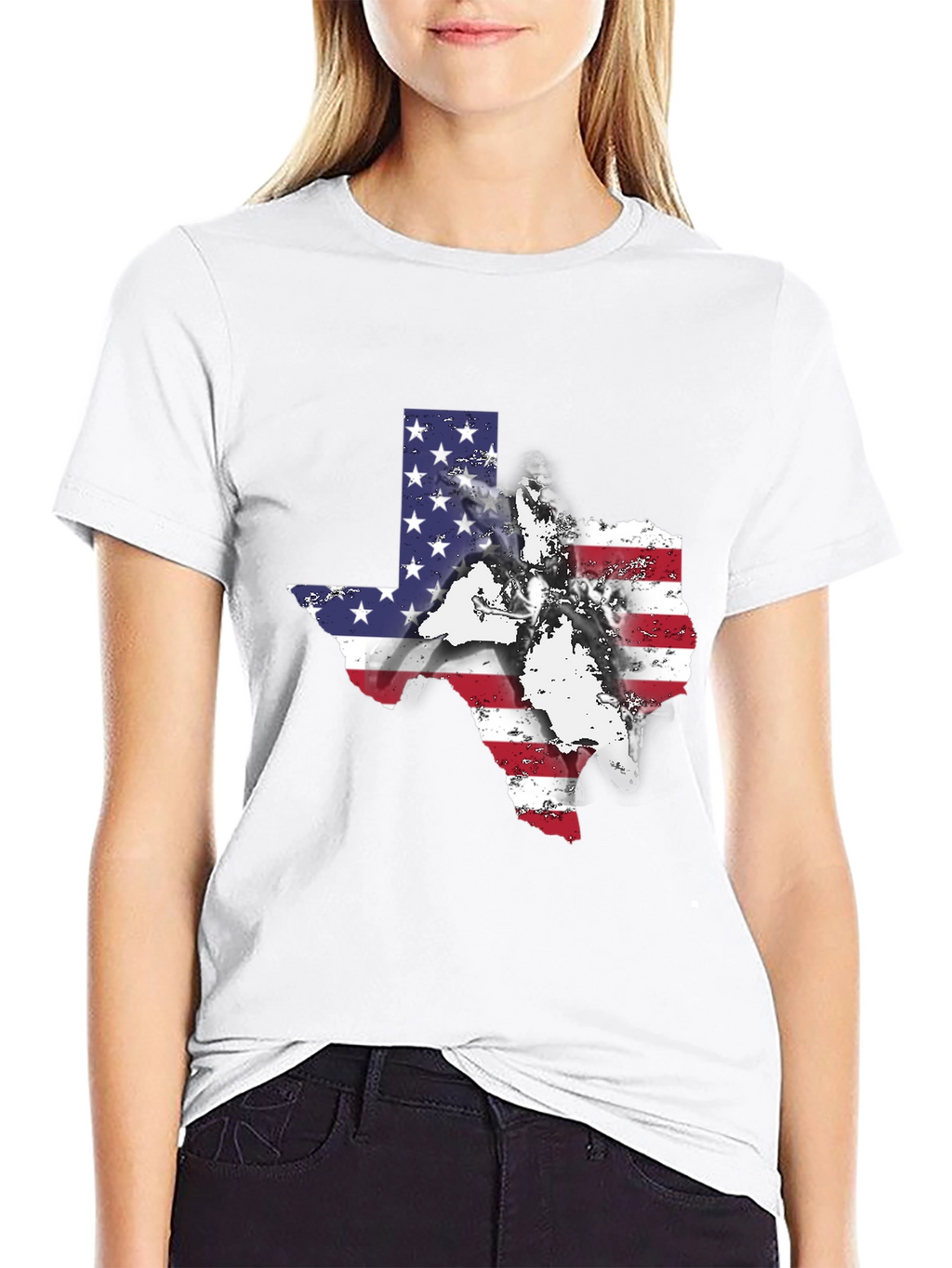 Texas Flag Graphic Tee - Patriotic Style