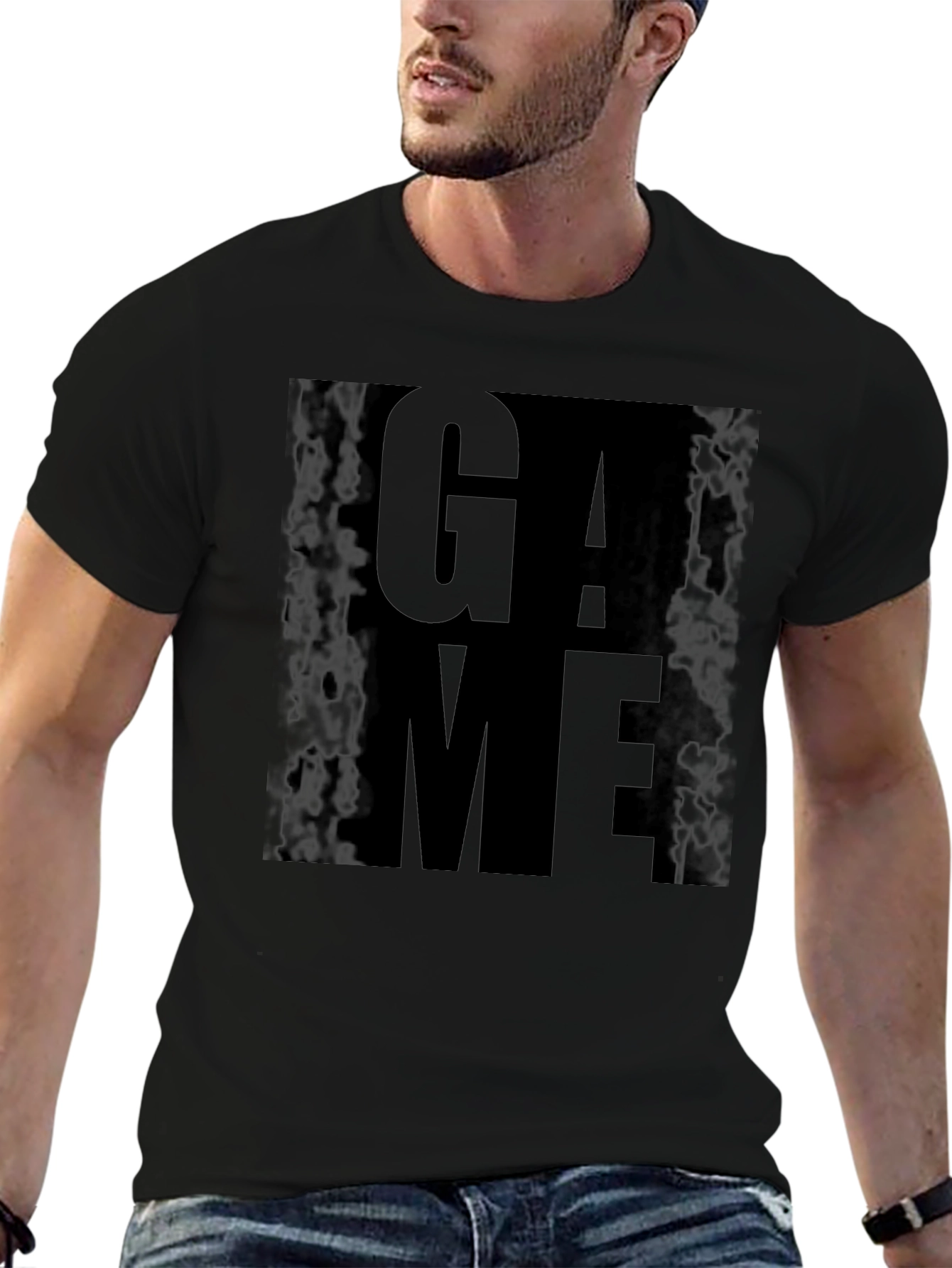 Game T-Shirt - Black Graphic Tee