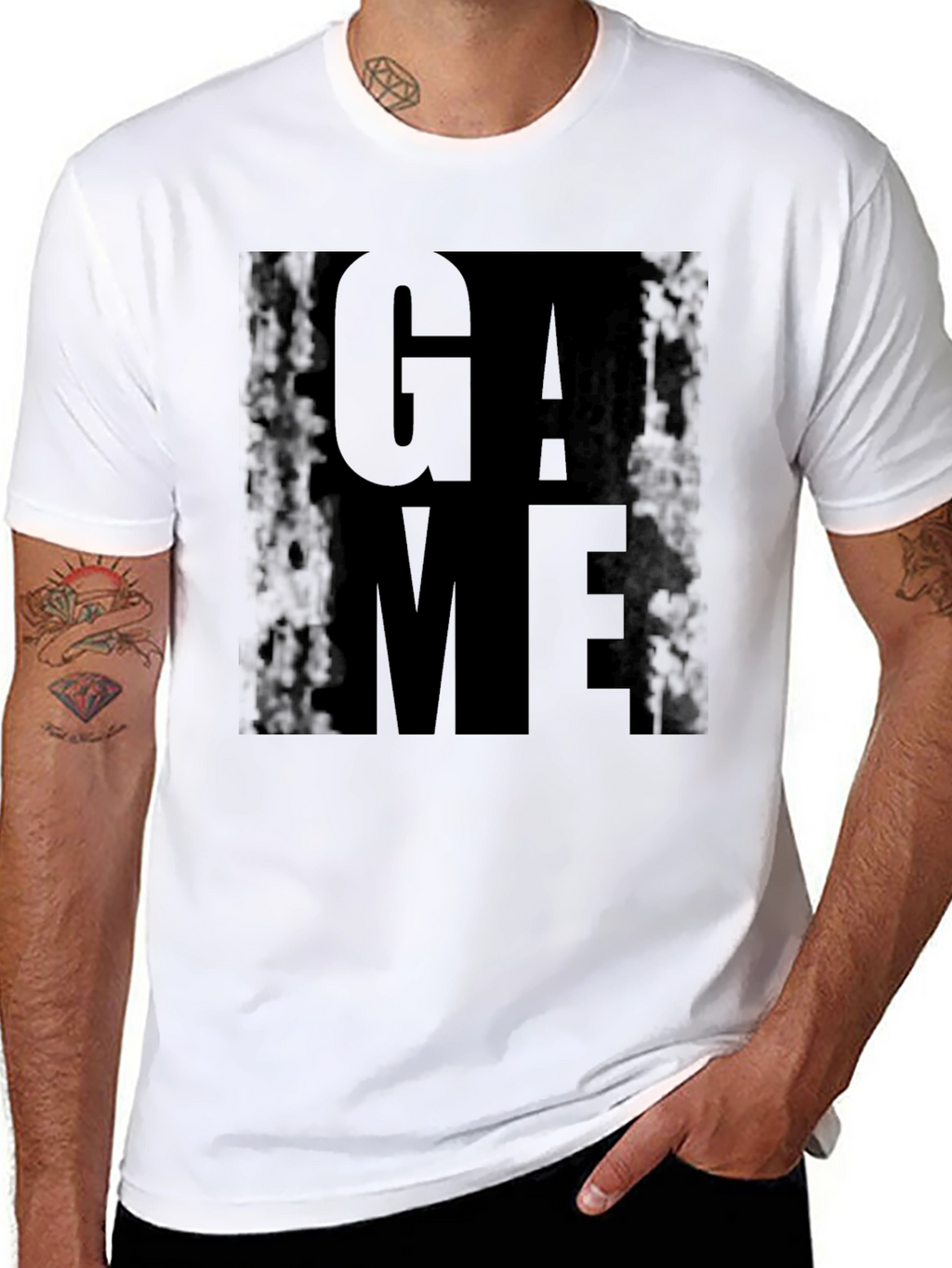 Game T-Shirt - Black Graphic Tee