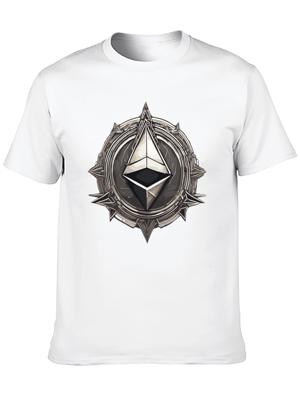 Ethereum Emblem Black T-Shirt