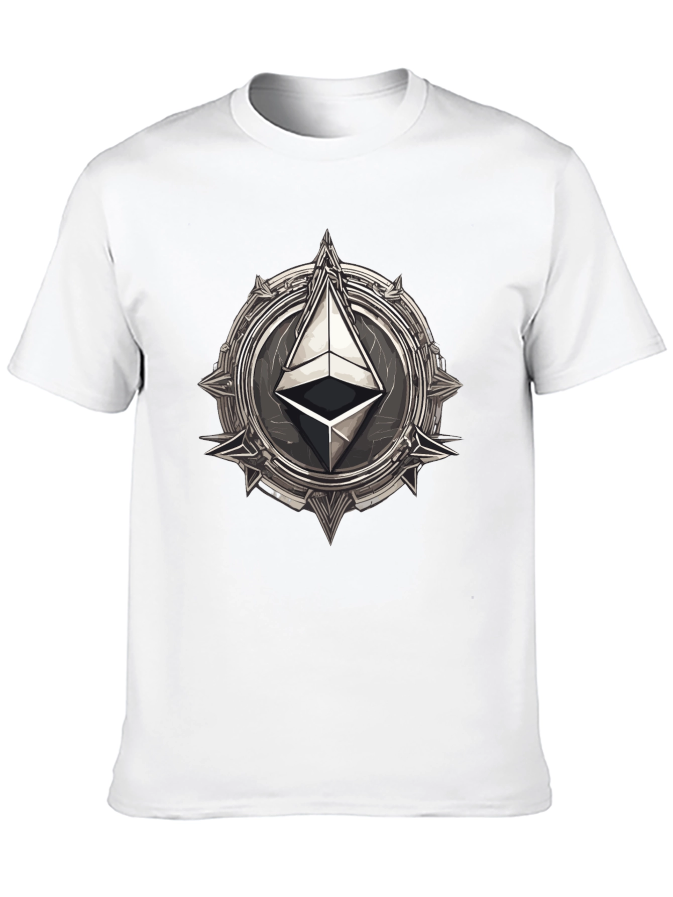 Ethereum Emblem Black T-Shirt