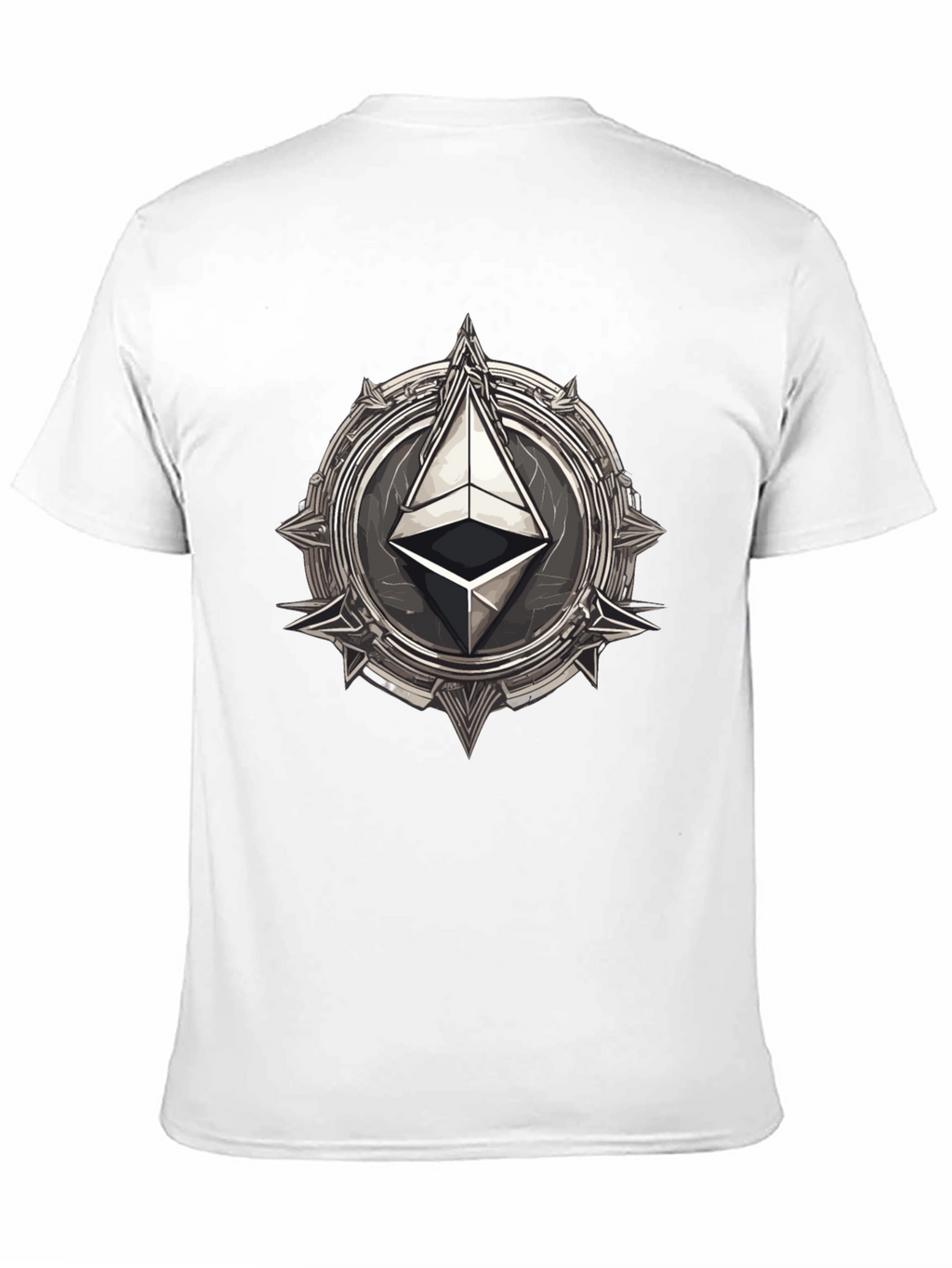 Ethereum Emblem Black T-Shirt