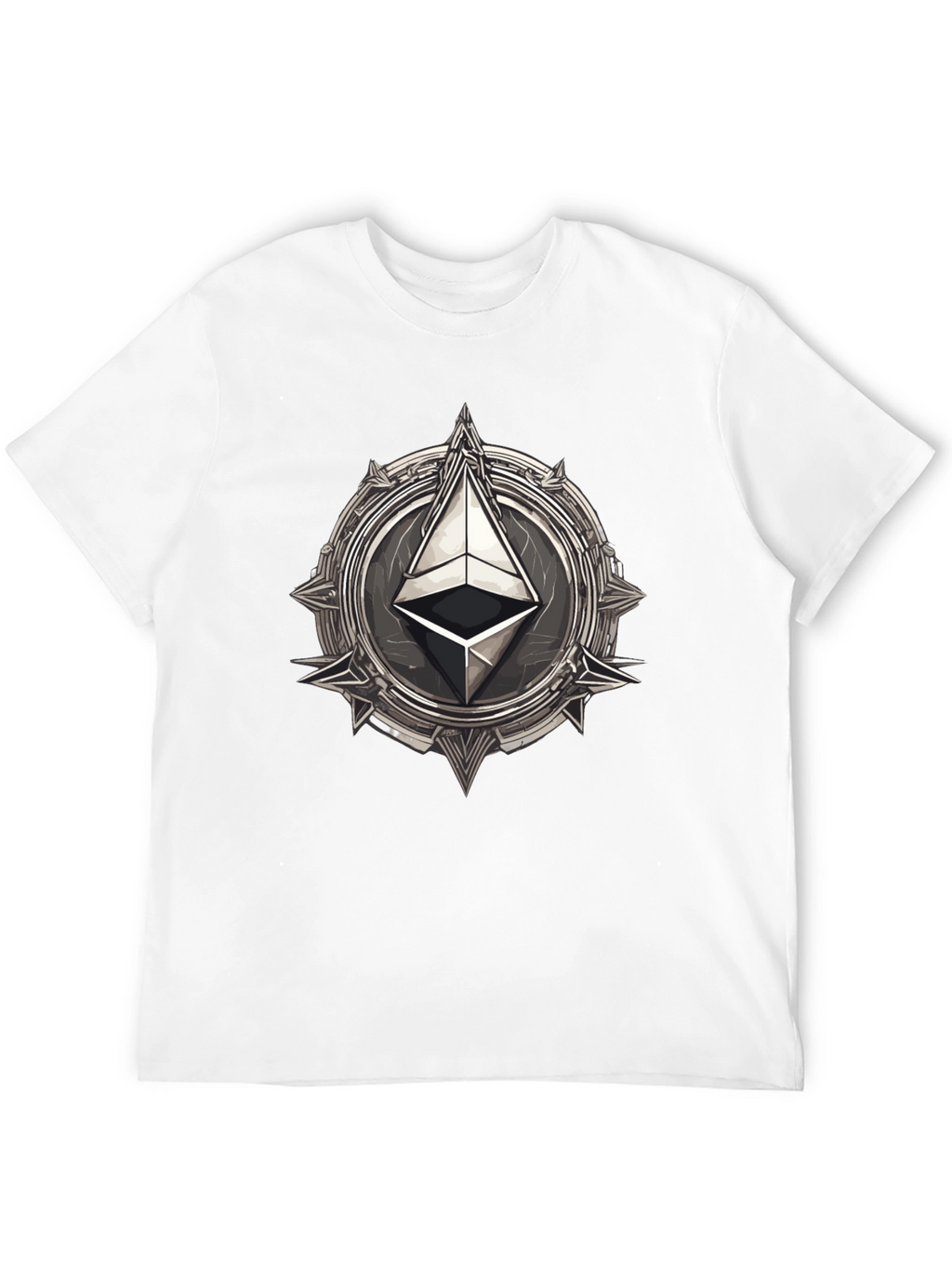 Ethereum Emblem Black T-Shirt