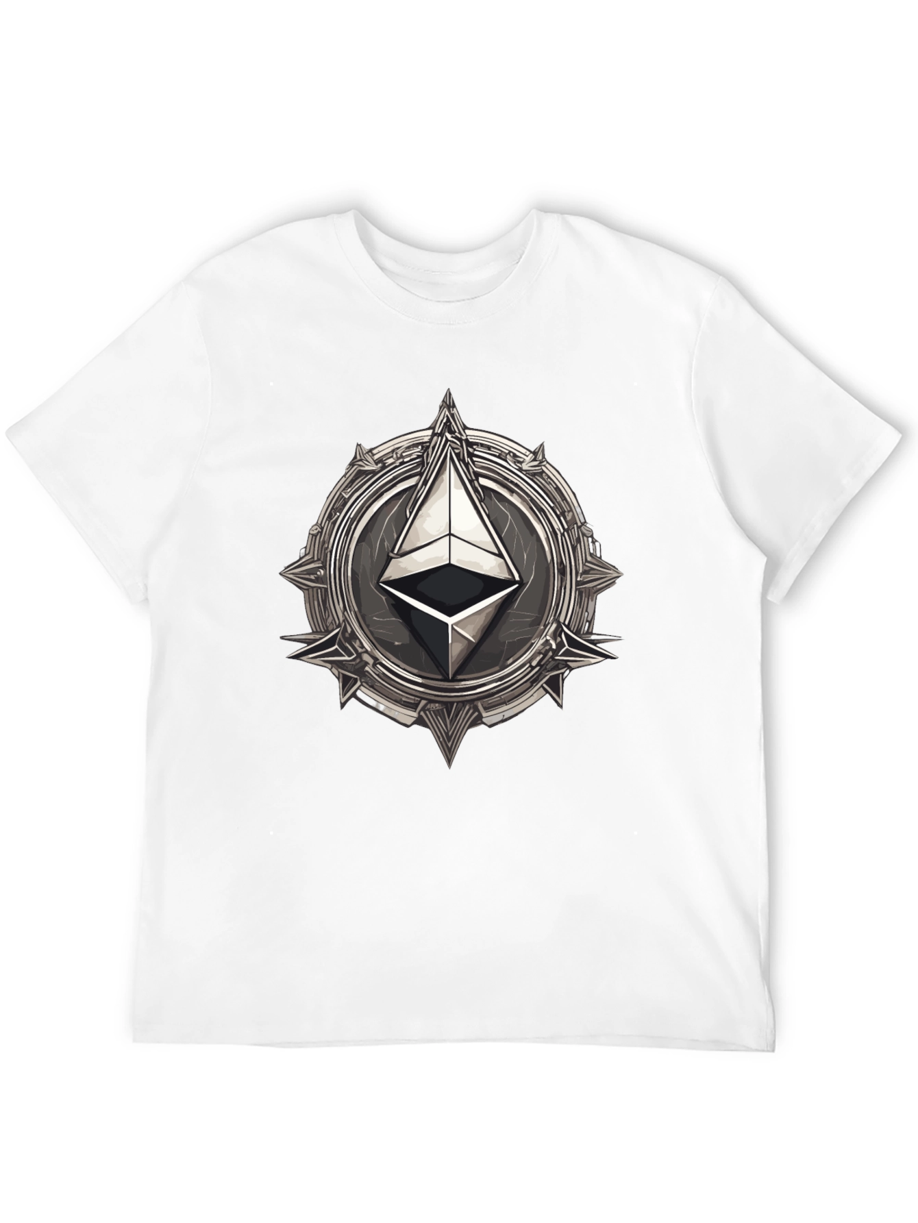 Ethereum Emblem Black T-Shirt